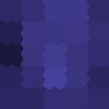 Dalgalarla dalgalanan büyük renk kare pikselleri ile soyut dekoratif arkaplan