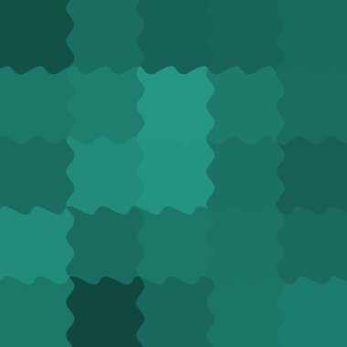 Dalgalarla dalgalanan büyük renk kare pikselleri ile soyut dekoratif arkaplan