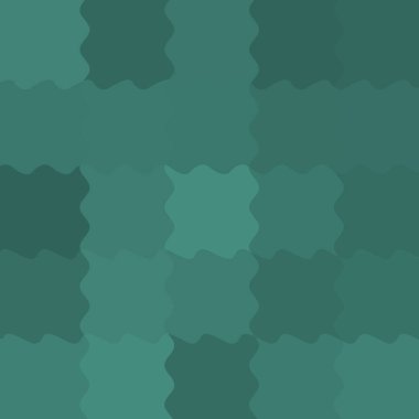 Dalgalarla dalgalanan büyük renk kare pikselleri ile soyut dekoratif arkaplan