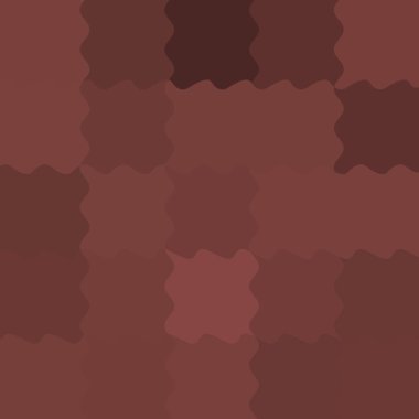 Dalgalarla dalgalanan büyük renk kare pikselleri ile soyut dekoratif arkaplan