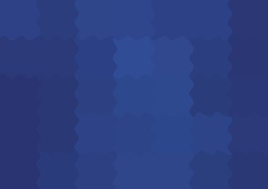 Büyük mavi renk kare pikselleri dalgalarla dalgalanan soyut dekoratif arkaplan