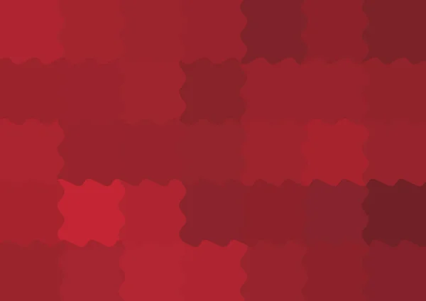 Абстрактний Декоративний Фон Великими Червоними Квадратними Пікселями Зірваними Хвилями — стокове фото