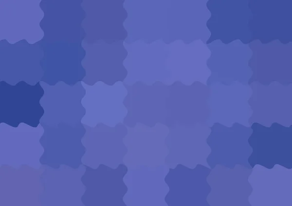 Absztrakt Dekoratív Háttér Nagy Kék Színű Négyzet Pixelek Hullámok Fodrozott — Stock Fotó