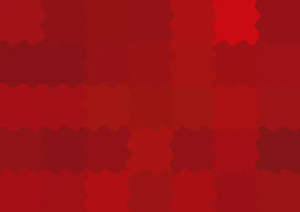 Абстрактный Декоративный Фон Большим Красным Цветом Квадратных Пикселей Волн — стоковое фото