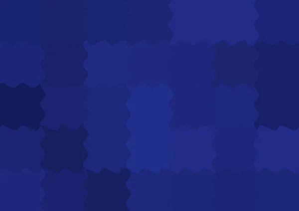 Absztrakt Dekoratív Háttér Nagy Kék Színű Négyzet Pixelek Hullámok Fodrozott — Stock Fotó