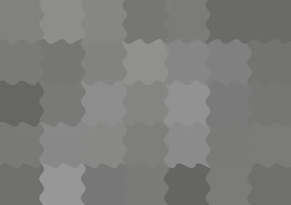Абстрактный Декоративный Фон Большими Серыми Квадратными Пикселями Волнами — стоковое фото