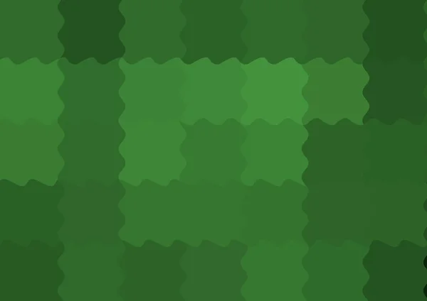 Abstract Decoratieve Achtergrond Met Grote Groene Kleur Vierkante Pixels Rimpeld — Stockfoto