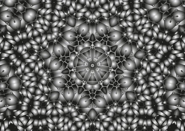 디지털 일러스트 기하학적 스코프 대칭적 Gramational Effect 아름다운 빈티지 — 스톡 사진
