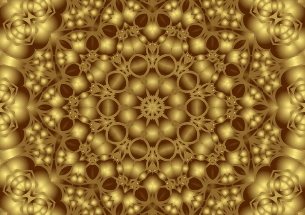 Digitální Ilustrace Geometrický Abstraktní Barevný Kaleidoskop Symetrický Obrazec Efektem Gradientu — Stock fotografie