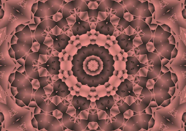 Digitaalinen Kuva Geometrinen Abstrakti Värikäs Kaleidoskooppi Symmetrinen Kuvio Kaltevuus Vaikutus — kuvapankkivalokuva