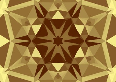 Geometrik soyut kaleydoskopik simetrik desenli klasik dekoratif arkaplan