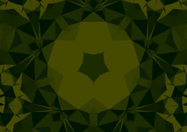 Geometrik soyut kaleydoskopik simetrik desenli klasik dekoratif arkaplan