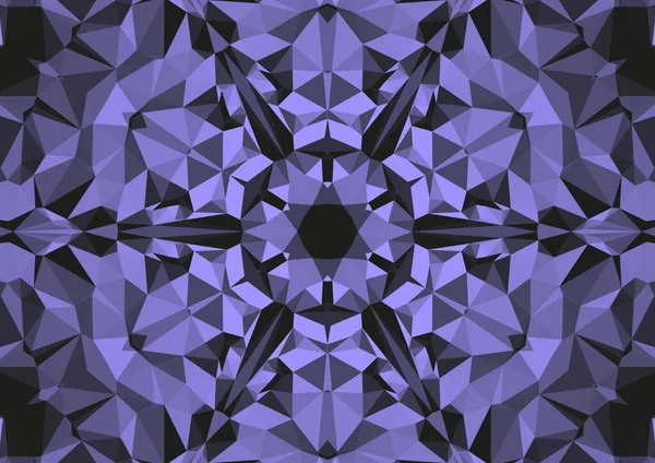 Geometrik soyut kaleydoskopik simetrik desenli klasik dekoratif arkaplan