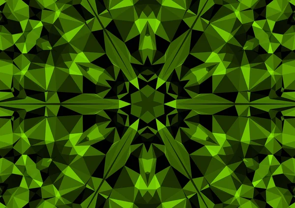 Vintage Decorative Background Geometric Abstract Kaleidoscopic Symmetrical Pattern — Stock Photo, Image