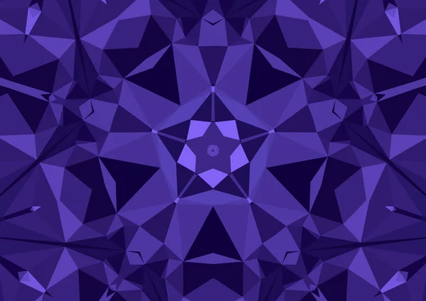 Vintage decorative background with geometric abstract kaleidoscopic symmetrical pattern
