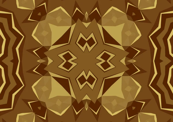 Geometrik soyut kaleydoskopik simetrik desenli klasik dekoratif arkaplan