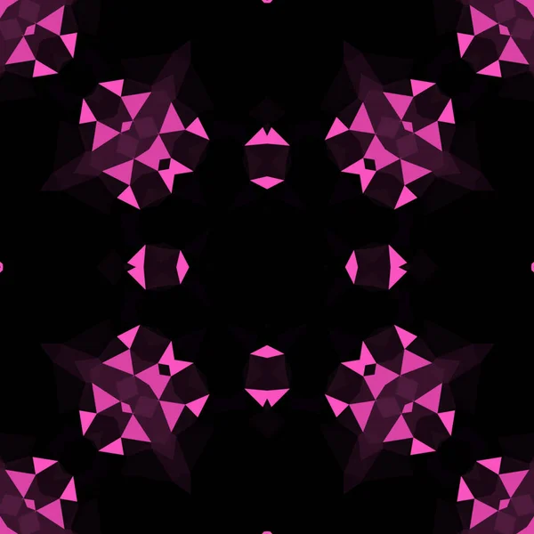 Vintage Dekorativen Hintergrund Mit Geometrischen Abstrakten Kaleidoskopischen Symmetrischen Muster — Stockfoto