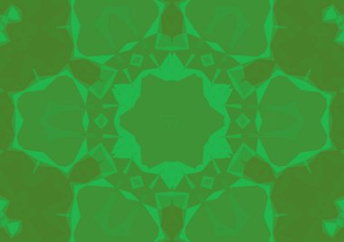 Geometrik soyut kaleydoskopik simetrik desenli klasik dekoratif arkaplan