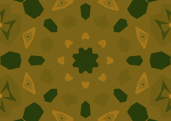 Vintage Decorative Background Geometric Abstract Kaleidoscopic Symmetrical Pattern — Stock Photo, Image