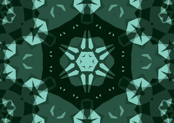 Vintage Διακοσμητικό Φόντο Γεωμετρικό Αφηρημένο Καλειδοσκοπικό Συμμετρικό Μοτίβο — Φωτογραφία Αρχείου