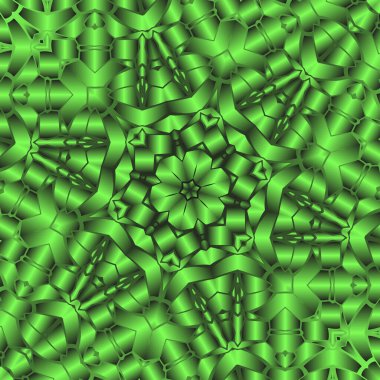 Geometrik soyut kaleydoskopik simetrik desenli klasik dekoratif arkaplan