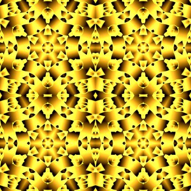 Geometrik soyut kaleydoskopik simetrik desenli klasik dekoratif arkaplan