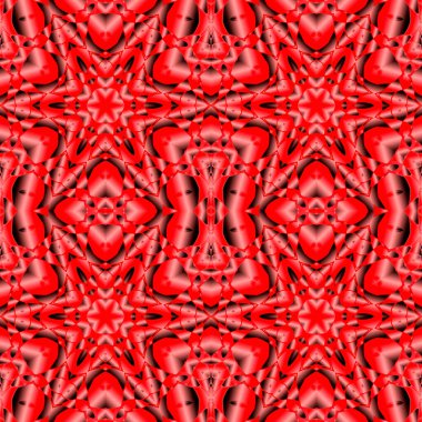 Geometrik soyut kaleydoskopik simetrik desenli klasik dekoratif arkaplan