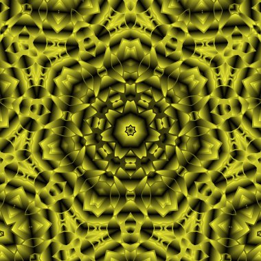 Geometrik soyut kaleydoskopik simetrik desenli klasik dekoratif arkaplan