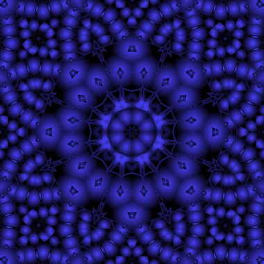 Geometrik soyut kaleydoskopik simetrik desenli klasik dekoratif arkaplan