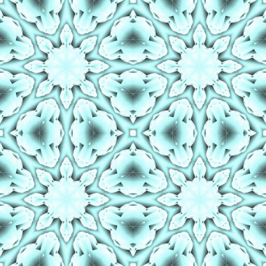 Geometrik soyut kaleydoskopik simetrik desenli klasik dekoratif arkaplan