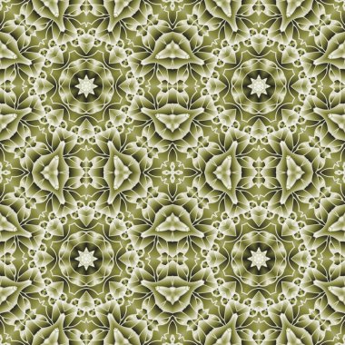 Geometrik soyut kaleydoskopik simetrik desenli klasik dekoratif arkaplan