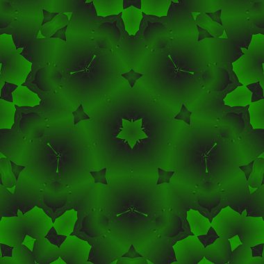 Geometrik soyut kaleydoskopik simetrik desenli klasik dekoratif arkaplan