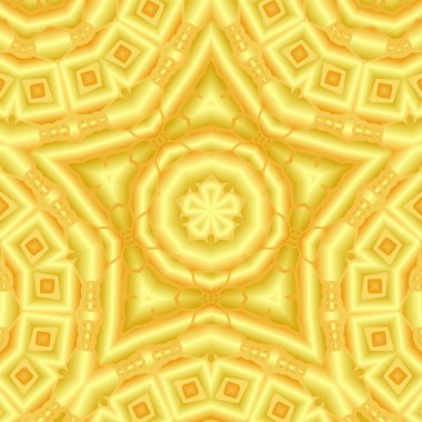 Geometrik soyut kaleydoskopik simetrik desenli klasik dekoratif arkaplan