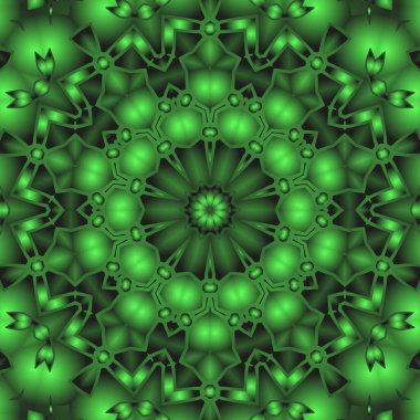 Geometrik soyut kaleydoskopik simetrik desenli klasik dekoratif arkaplan