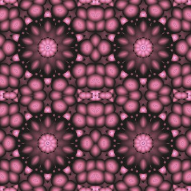 Geometrik soyut kaleydoskopik simetrik desenli klasik dekoratif arkaplan