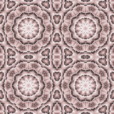 Geometrik soyut kaleydoskopik simetrik desenli klasik dekoratif arkaplan