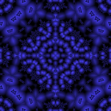 Geometrik soyut kaleydoskopik simetrik desenli klasik dekoratif arkaplan