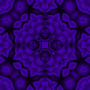 Geometrik soyut kaleydoskopik simetrik desenli klasik dekoratif arkaplan