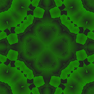 Geometrik soyut kaleydoskopik simetrik desenli klasik dekoratif arkaplan