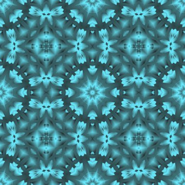 Geometrik soyut kaleydoskopik simetrik desenli klasik dekoratif arkaplan