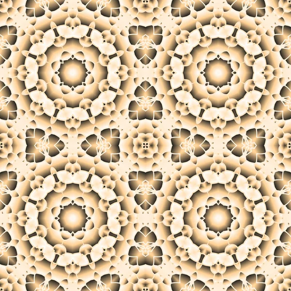 Vintage Decorative Background Geometric Abstract Kaleidoscopic Symmetrical Pattern — Stock Photo, Image