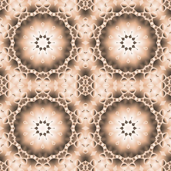 Vintage Decoratieve Achtergrond Met Geometrische Abstracte Caleidoscopische Symmetrische Patroon — Stockfoto