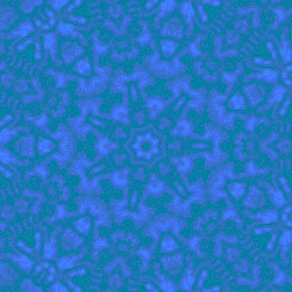 Dijital Illüstrasyon Geometrik Soyut Desen Boyutlu Rahatlama Efekti Mavi Renk — Stok fotoğraf