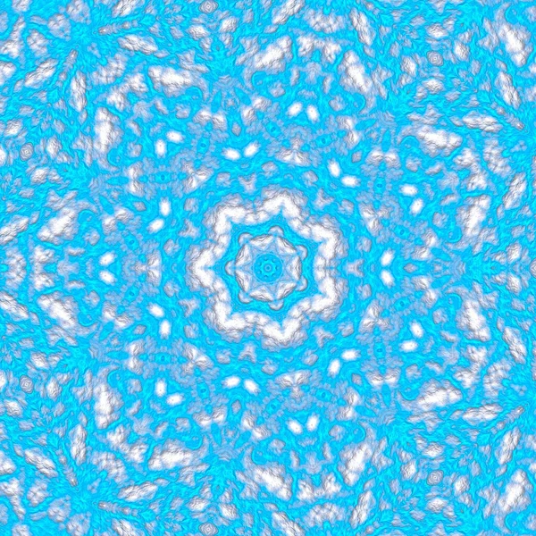 Dijital Illüstrasyon Geometrik Soyut Desen Boyutlu Rahatlama Efekti Beyaz Mavi — Stok fotoğraf