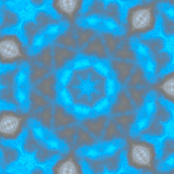 Ilustración Digital Patrón Abstracto Geométrico Con Efecto Relieve Colores Azul — Foto de Stock