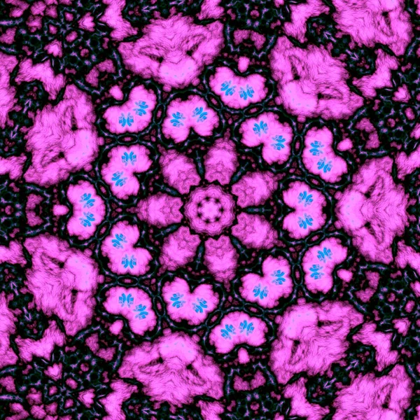 Ψηφιακή Απεικόνιση Γεωμετρικό Αφηρημένο Μοτίβο Ανάγλυφο Αποτέλεσμα Ροζ Και Μαύρα — Φωτογραφία Αρχείου