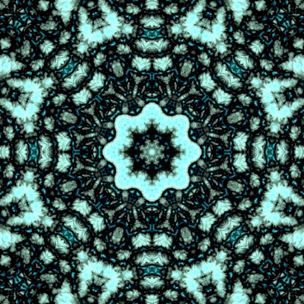 Dijital Illüstrasyon Geometrik Soyut Desen Boyutlu Rahatlama Efekti Mavi Siyah — Stok fotoğraf