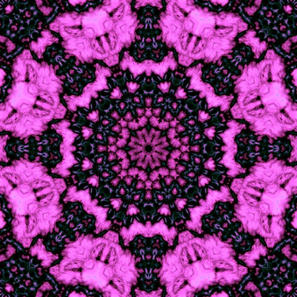 Ψηφιακή Απεικόνιση Γεωμετρικό Αφηρημένο Μοτίβο Ανάγλυφο Αποτέλεσμα Ροζ Και Μαύρα — Φωτογραφία Αρχείου