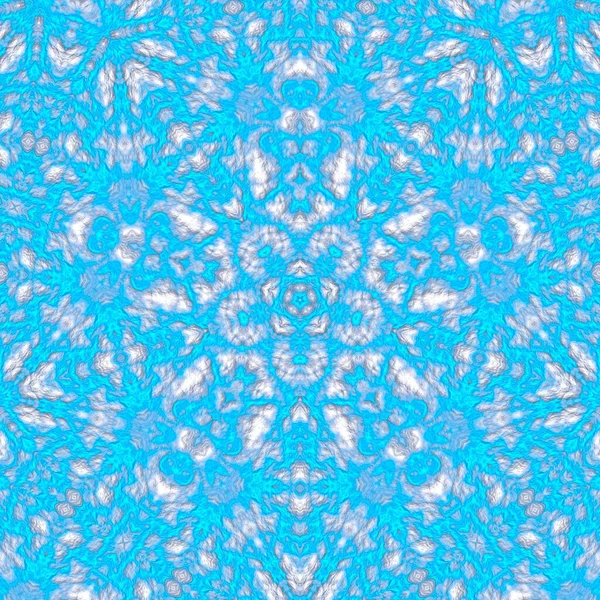 数字图像 几何抽象图案 具有三维浮雕效果 白色和蓝色 — 图库照片