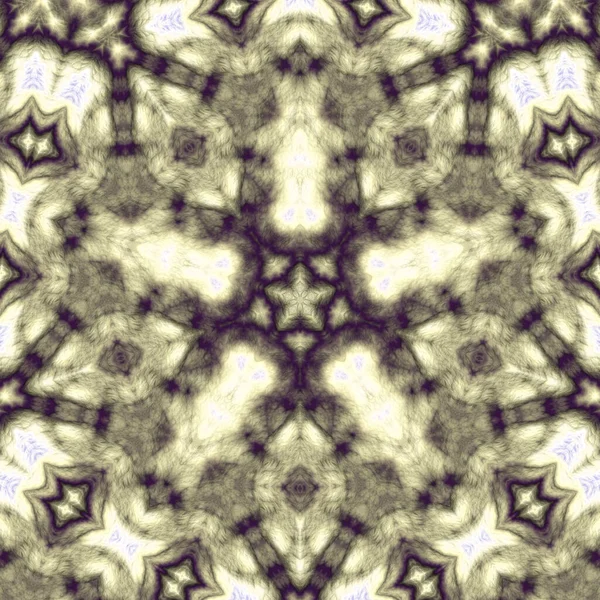 Digitale Illustratie Geometrisch Abstract Patroon Met Reliëf Effect Gele Bruine — Stockfoto
